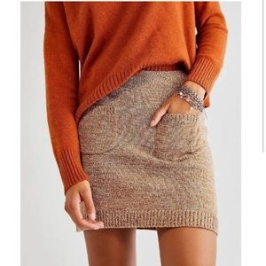 Free People Viola Sweater Mini skirt